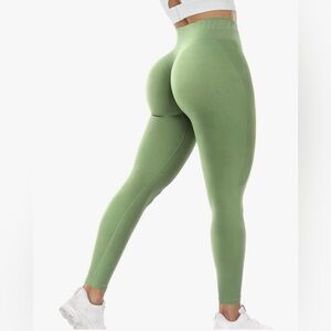 Green TikTok Butt Enhancing Leggings
